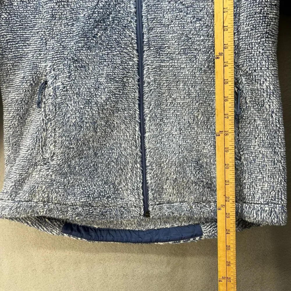The North Face Fleece Jacket Women's S Blue White Osito Full Zip Cozy Normcore - Picture 6 of 12